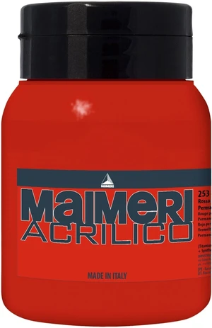 Maimeri Acrilico Akrylová barva Permanent Red Deep 253 500 ml 1 ks