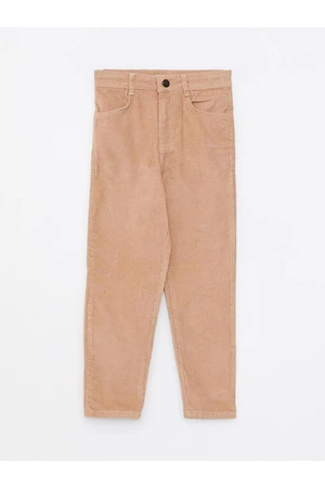 LC Waikiki Basic Velvet Girls' Trousers