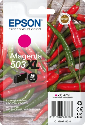 Epson 503XL T09R340 C13T09R34010 purpurová (magenta) originálna cartridge