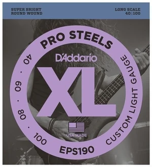 D'Addario EPS190 Struny do gitary basowej