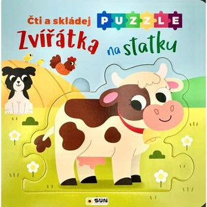 Sun Čti a skládej puzzle Zvířátka na statku CZ verzia