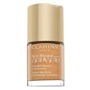 Clarins Skin Illusion Velvet Natural Matifying & Hydrating Foundation podkład w płynie z formułą matującą 112C Amber 30 ml