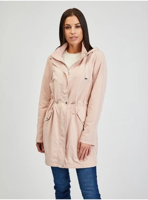 Light pink women's parka ORSAY