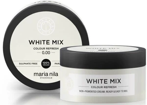 Maria Nila Vyživující maska bez barevných pigmentů k dotvoření pastelových odstínů White (Colour Refresh Mask) 100 ml