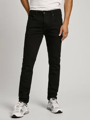 Black Men's Skinny Fit Jeans Pepe Jeans