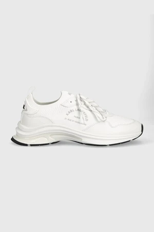 Sneakers boty Karl Lagerfeld LUX FINESSE bílá barva, KL53138