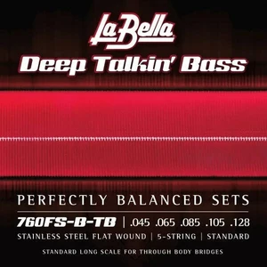 La Bella 760FS-B-TB Jeux de 5 cordes basses