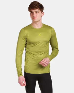 Men's functional T-shirt with long sleeves Kilpi SPOLETO-M Green