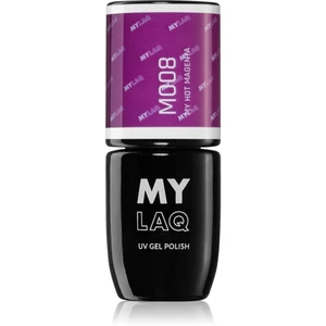 MYLAQ UV Gel Polish gelový lak na nehty odstín My Hot Magenta 5 ml