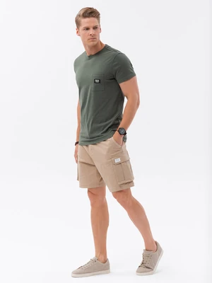 Ombre Men's cotton t-shirt with pocket