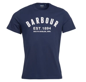 Barbour Tričko Barbour Ridge Logo Tee - Navy