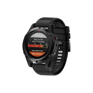 Szilikon karpánt Tactical QuickFit  Garmin Fenix 5 és 6, black