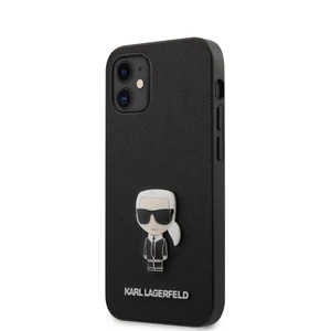 Tok Karl Lagerfeld Saffiano Iconic  iPhone 12 mini, black