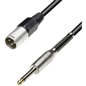 Paccs  audio káblový adaptér [1x jack zástrčka 6,35 mm - 1x XLR zástrčka] 3.00 m čierna