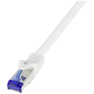 LogiLink C6A011S RJ45  CAT 6A S/FTP 0.25 m biela  1 ks