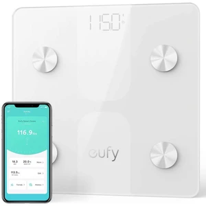 eufy Smart Scale C1 váha s diagnostikou telesných parametrov Max. váživosť=150 kg biela