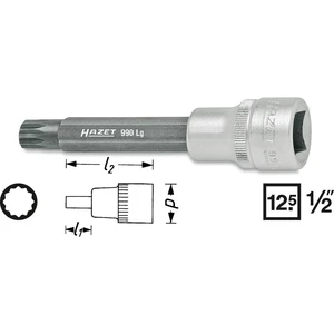 Hazet  990LG-10 štvorzub (XZN) nástrčný kľúč 10 mm     1/2" (12.5 mm)