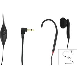 Geemarc CLHOOK5 headset jack 2,5 mm káblový do uší, na ušiach, cez uši čierna