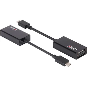 USB / VGA adaptér [1x USB-C ™ zástrčka - 1x VGA zásuvka] čierna  club3D CAC-1502