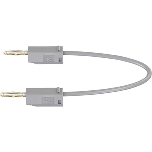 Stäubli LK205 merací kábel [lamelový zástrčka 2 mm  - lamelový zástrčka 2 mm ] 15.00 cm sivá 1 ks