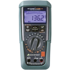 Gossen Metrawatt METRAHIT T Com plus ručný multimeter Kalibrované podľa (DAkkS) digitálne/y  CAT II 600 V, CAT III 300 V