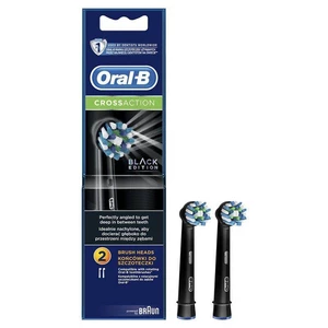 Náhradná kefka Oral-B Oral-B EB 50-2 Cross Action Black čierny náhradné čistiace hlavice • 2 kusy v balení • pre čistenie medzizubných priestorov • ko