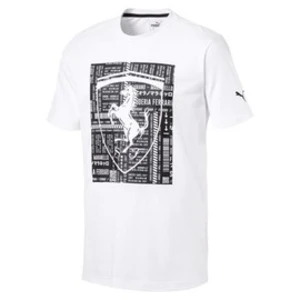 Ferrari Big Shield Tee Puma White