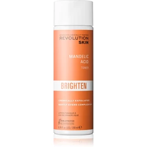 Revolution Skincare Brighten Mandelic Acid jemné exfoliačné tonikum pre vyhladenie pleti a minimalizáciu pórov 200 ml