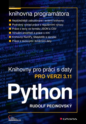 Kniha: Python - knihovny pro práci s daty od Pecinovský Rudolf