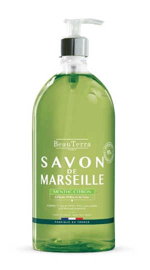 Beauterra Marseille Liquid Soap Mint Lemon 1l