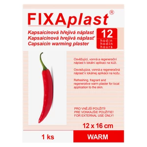 FIXAPLAST WARM Kapsaicínová hrejivá náplasť 12 x 16 cm 1 kus