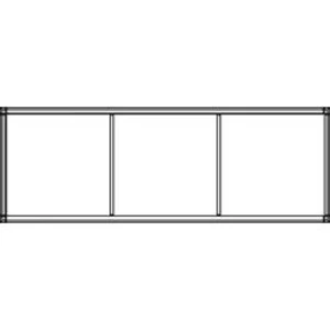 Ritto by Schneider 1553070, 15530/70, (š x v x h) 1226.5 x 431.5 x 145 mm, bílá