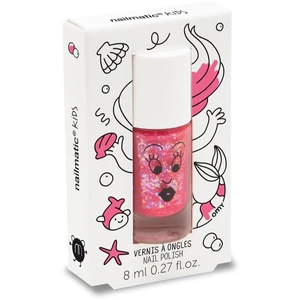 Nailmatic Kids lak na nehty pro děti odstín Pink big glitters 8 ml