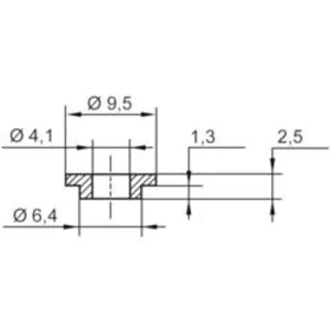 Izolační objímka TRU COMPONENTS TC-V5818-203, 1586600