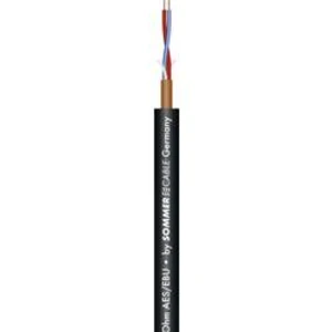 Mikrofonový kabel Sommer Cable 200-0371, 2 x 0.14 mm², černá, metrové zboží