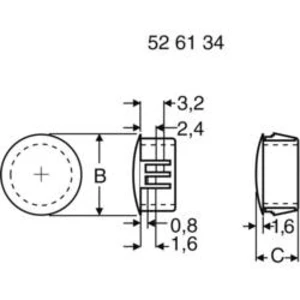 Záslepka PB Fastener 430 2654, 10,3 mm, Ø 16,7 mm, bílá