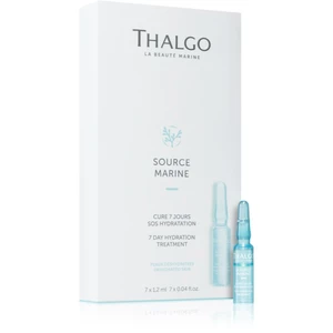 Thalgo Source Marine 7 Day Hydration Treatment 7denní regenerační kúra pro intenzivní hydrataci pleti 7x1,2 ml