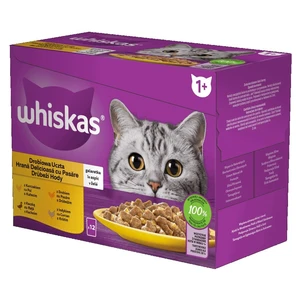 WHISKAS kapsa HYDINOVÝ výber - 12x85g