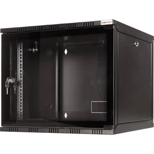 LogiLink 19" WALLMOUNT SOHO BOX  9U 540*550, BLACK, FLATPACK 19" nástenná rozvodná skriňa (š x v x h) 540 x 456 x 550 mm