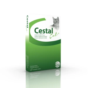 Cestal Cat žuvacie tablety pre mačky, 8 tabliet