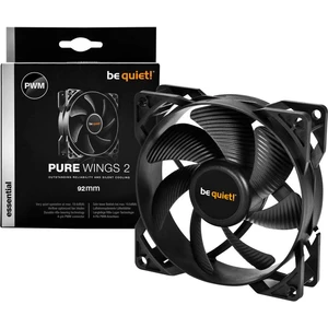 BeQuiet Pure Wings 2 PWM PC vetrák s krytom čierna (š x v x h) 92 x 92 x 25 mm