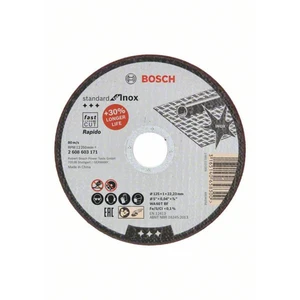 Bosch Accessories WA 60 T BF 2608603171 rezný kotúč rovný  125 mm 22.23 mm 1 ks