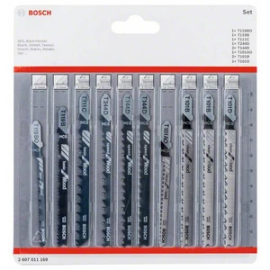 Bosch Accessories 2607011169 Sada listov priamočiarej píly Wood, 10 kusov 10 ks