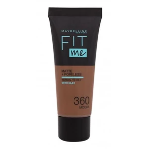 Maybelline Fit Me! Matte + Poreless 30 ml make-up pre ženy 360 Mocha na problematickú pleť s akné