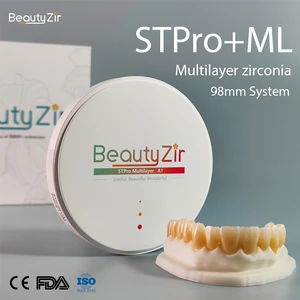 Dental Zirconia Blank STPro Multilayer 98mm Super Translucency