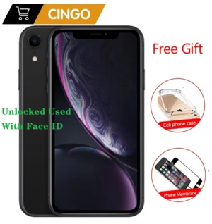 Original Apple iPhone XR Unlocked Mobile Phone iphone xr 4G LTE 6.1" Hexa-core 12MP 3GB ROM 64GB/128GB/256GB iphonexr