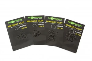 Korda klipy na červy Maggot Clips Medium