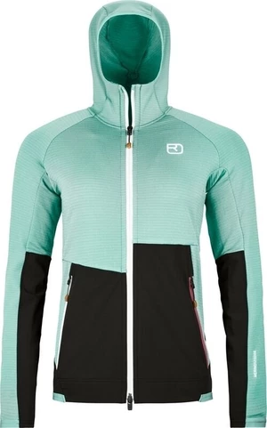 Ortovox Fleece Rib Hoody Womens Aquatic Ice S Hanorace