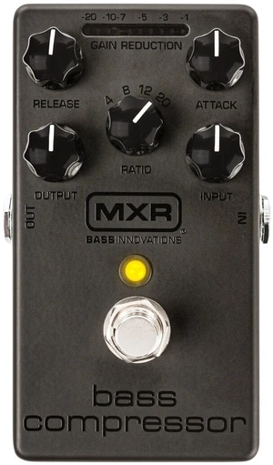 Dunlop MXR M87B Bass Compressor Blackout Series Baskytarový efekt