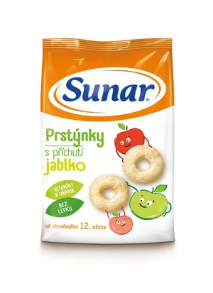 Sunar Jablečné prstýnky 50 g